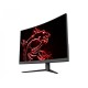 Monitor 31.5" MSI Optix G32C4W / Gamer / Led / Curvo / FreeSync / Full HD / HDMI / 165Hz / VESA / Color Negro