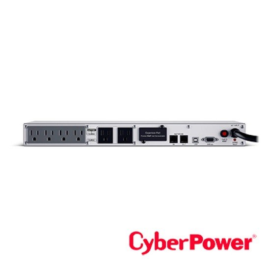 No Break Cyberpower OR500LCDRM1UA 500VA/ 300W LCD/ 1U/ Rack/ 6 Contactos