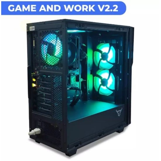 Computadora Digital Master, AMD Ryzen 7 5700G/ Gigabyte B450/ 16GB DDR4 2666MHZ/ 480GB/ W10 Version Prueba, PC GAME AND WORK V2.2