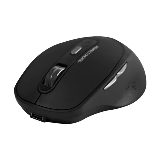 Mouse inalámbrico Perfect Choice PC-045144 1600DPI/5 botones/óptico, color negro.
