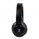 Diadema audífono con micrófono PERFECT CHOICE PC-117001, plegable, inalámbrico, Bluetooth, negro