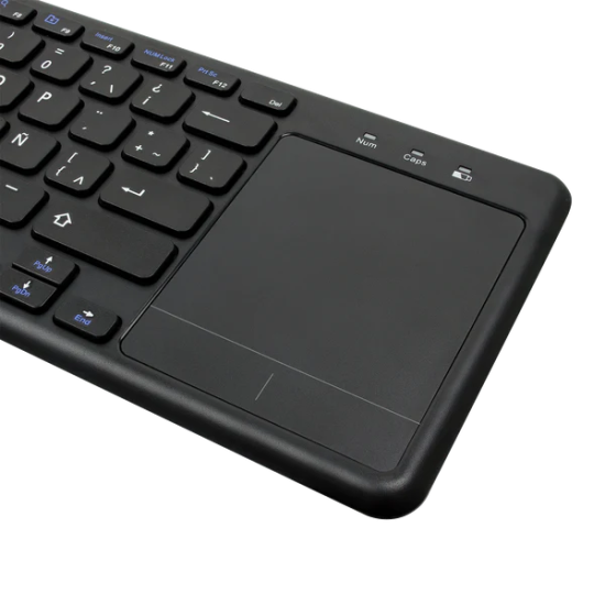 Teclado Inalambrico con Touch Pad Perfect Choice PC-201021 Color Negro
