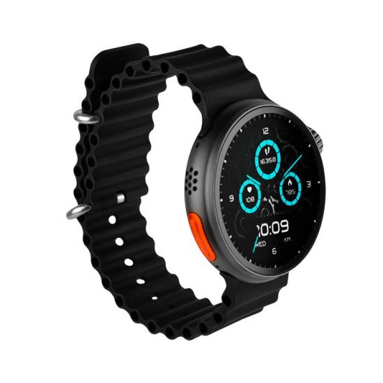 Reloj Inteligente Smart Watch Perfect Choice Amber Touch, AMOLED 1.96", Bluetooth 5.3, Android/iOS, Negro, PC-270164