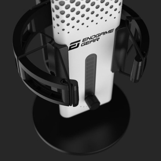 Microfono XSTRM Alambrico Endgame Gear PGW-EG-MIC-002 RGB/ USB/ Blanco