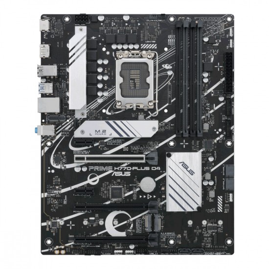 Tarjeta Madre Asus PRIME H770-PLUS D4 Socket 1700/ 4XDDR4/ HDMI/ DP/ PCIE-5.0/ ATX