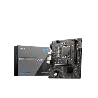 Tarjeta Madre MSI Pro H610M-G DDR4 Socket LGA 1700/ 2XDDR4 3200MHZ/ HDMI/ Micro ATX
