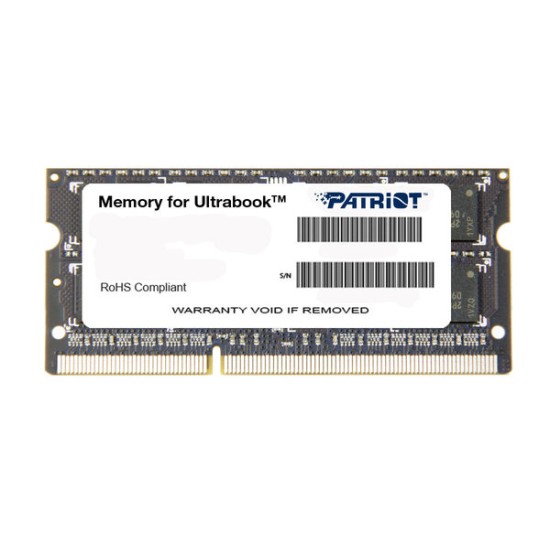 Memoria SODIMM DDR3L 8GB 1600MHZ Patriot Signature PSD38G1600L2S CL11