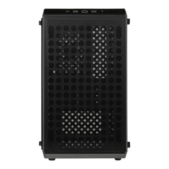 Gabinete Cooler Master Masterbox Q300L V2, Mini Tower/ Micro-ATX/ Mini-ITX/ Ventana Cristal/ Sin Fuente/ ARGB/ Color Negro, Q300LV2-KGNN-S01