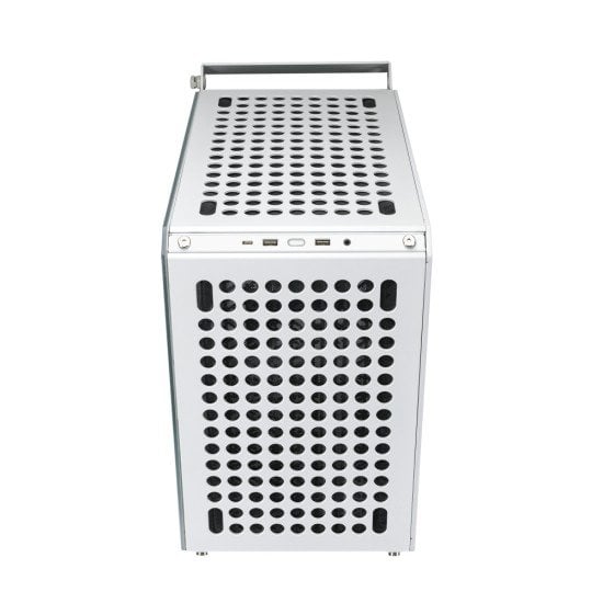 Gabinete Cooler Master Qube 500 Flatpack Con Ventana/ Midi-Tower/ ATX/ USB 3.0/ 1 Vent/ Sin Fuente/ Color Blanco, Q500-WGNN-S00