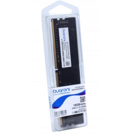 Memoria DDR4 16GB 2666MHZ Quaroni QDD416G2666-U, CL19 288PIN 1.2V