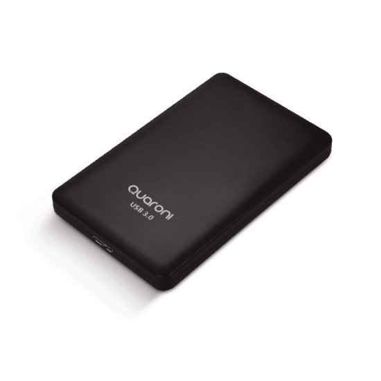 Gabinete Para Disco Duro/ SSD Quaroni QE02 2.5", USB 3.0, Negro