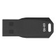 Memoria USB 2.0 64GB Quaroni QU-03 Plastico Negro
