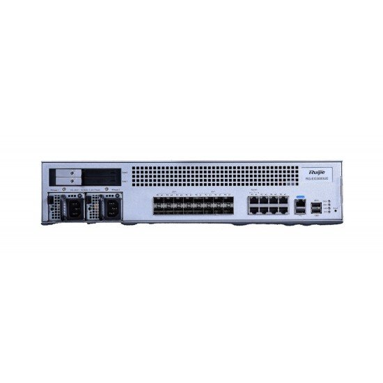 Router Core RUIJIE Gigabit Ethernet RG-EG3000XE, 2 Puertos QSFP+ 40GB, 8 Puertos Gigabit y 8 Puertos SFP+ 10GB Combo, Hasta 20 Mil Usuarios