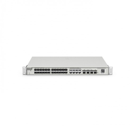 Switch Administrable Ruijie Capa 2+ Plus / 24 Puertos SFP C/8 Puertos Ethernet Gigabit / 4 SFP+ / RG-NBS3200-24SFP/8GT4XS