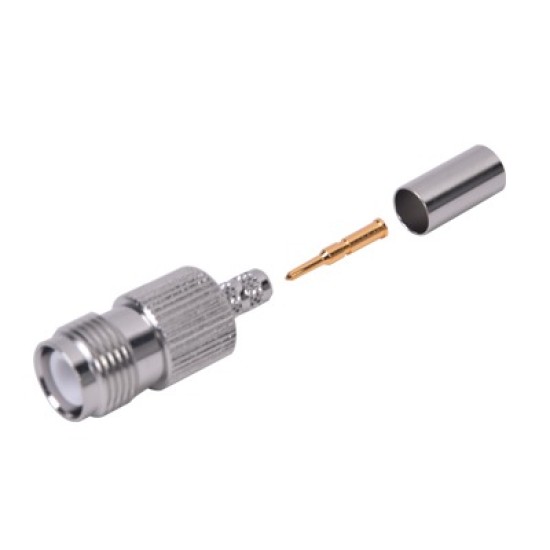 Conector TNC Hembra Inverso RF Industries RP-1216-C1 para Cable RG-142/U