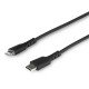 Cable USB-C a Lightning Startech RUSBCLTMM1MB, Negro de 1M Resistente Certificado Apple MFI
