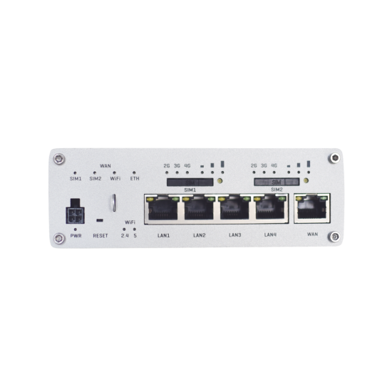 Router Industrial LTE (4.5G) CAT 6 Teltonika RUTX12 Doble Modem y Doble SIM, GNSS, Carcasa Industrial