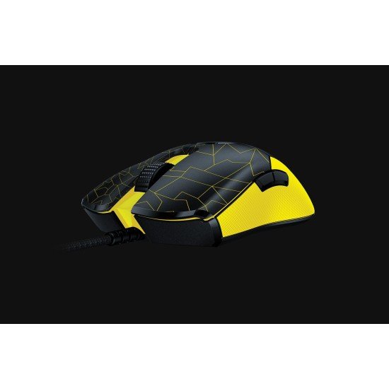 Mouse Gamer Viper 8KHZ Ambidextrous Wired Alambrico/Negro-Amarillo, RZ01-03580200-R3M1
