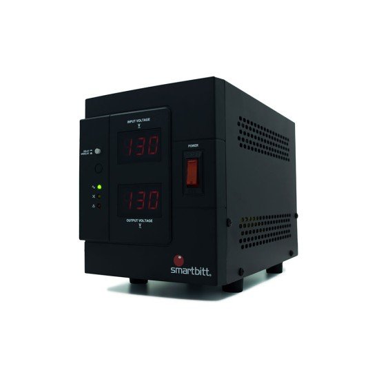 Regulador de Voltaje Smartbitt SBAVRC3000 R-BITT AC3000, 2000W, 3000VA, Entrada 120V, Salida 120V, 4 Contacto