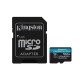 Memoria MicroSDCX 512GB Kingston SDCG3/512GB Canvas Go! Plus UHS-I U3 V30 A2 Clase 10 con Adaptador