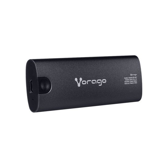 Gabinete Vorago SDD-400 Para SSD M.2, NVME y SATA Con Capacidad de Hasta 2 TB, Color Plata