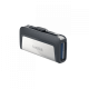 Memoria USB 256GB Sandisk Ultra Dual Drive, USB-C/ USB-A 3.0, Lectura 150MB/S, Negro, SDDDC2-256G-G46