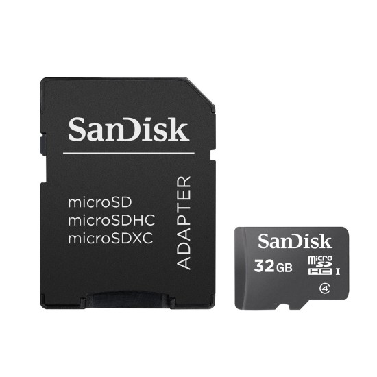 Memoria MicroSDHC 32GB Sandisk Mobile Clase 4 con Adaptador, SDSDQM-032G-B35A