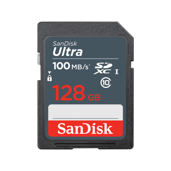 Memoria Flash SDXC 128GB Sandisk Ultra UHS-I Clase 10, SDSDUNR-128G-GN3IN