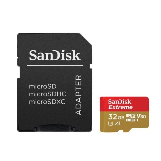 Memoria MicroSDHC 32GB Sandisk Extreme SDSQXAF-032G-GN6MA C/Adaptador