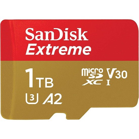 Memoria MicroSDXC / 1TB / SanDisk Extreme / SDSQXAV-1T00-GN6MA C/Adaptador / Rojo