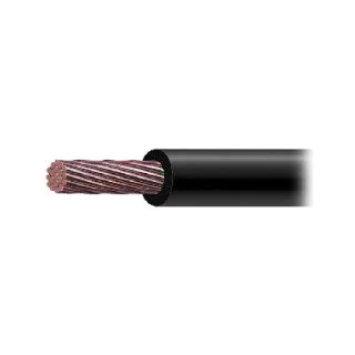 Bobina de Cable Electrico de Cobre Recubierto THW-LS Calibre 4/0 AWG 19  Hilos Color Negro, SLY-349-BLK/100