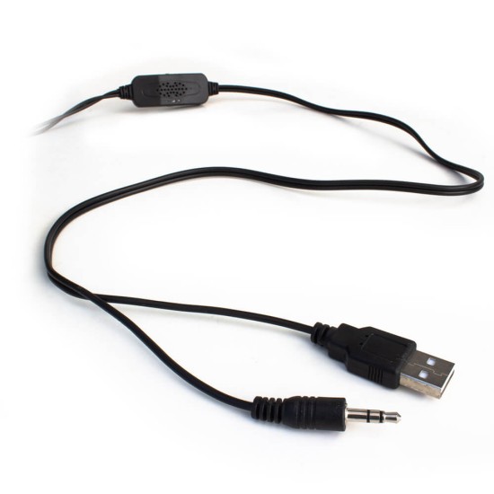 Bocinas 2.0 Vorago SPK-107 Alambrico 3.5MM/ USB 3W Color Negro