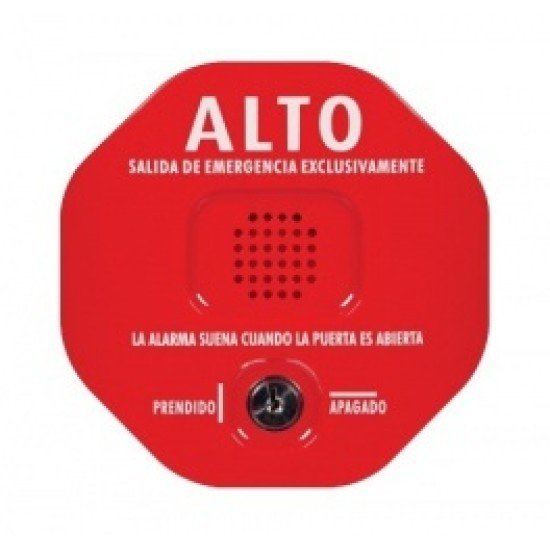 Alarma Multifunción STI 105dB, Rojo, Exit Stopper para una Puerta, STI-6400