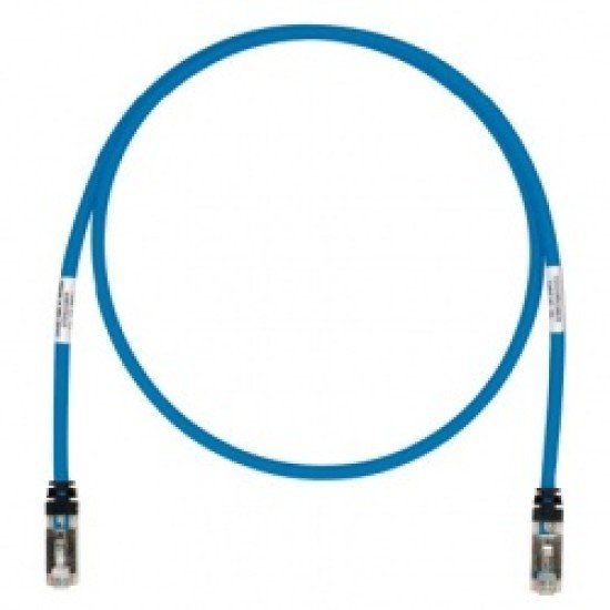 Cable Patch Cord Cat6A Panduit Blindado S/FTP, CM/LS0H, 3ft, Color Azul, STP6X3BU