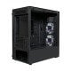 Gabinete Cooler Master TD300-KGNN-S00 C/Ventana ARGB, MINI Tower, Micro ATX, USB 3.0, Sin Fuente, Negro