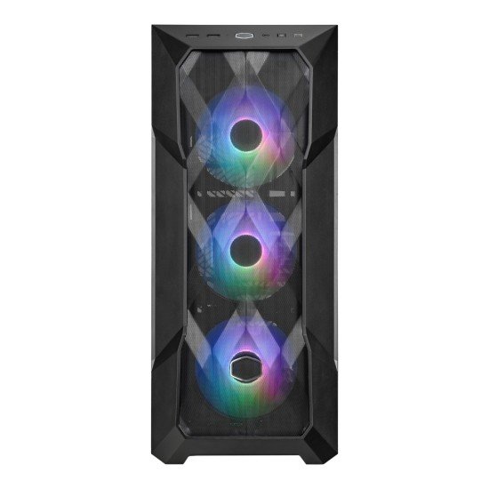 Gabinete Cooler Master Masterbox TD500 Mesh V2 Negro / Midi-Tower / Con Ventana / 3 x Ventiladores ARGB / ATX / Sin Fuente / TD500V2-KGNN-S00