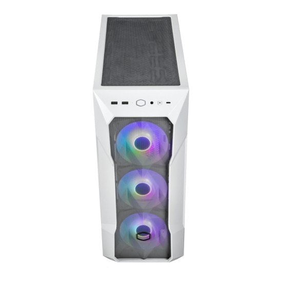 Gabinete Cooler Master Masterbox TD500 Mesh V2 Blanco / Midi-Tower / Con Ventana / 3 x Ventiladores ARGB / ATX / Sin Fuente / TD500V2-WGNN-S00