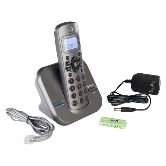 Telefono Inalambrico Dect 6.0 Steren TEL-2414 Identificador de Llamadas, Alcance Hasta 25M