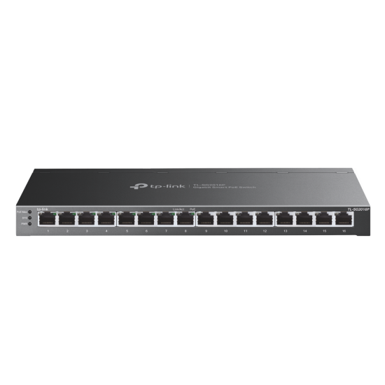 Switch Administrable Gigabit TP-Link TL-SG2016P, 16 Puertos 10/100/1000 MBPS, 16 GBIT/S