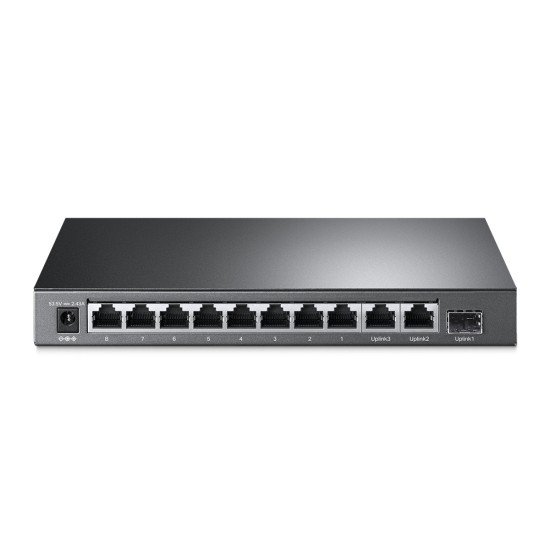 Switch Fast Ethernet TP-Link TL-SL1311MP, 10 Puertos POE 10/100 (8X POE+) + 1 Puerto SFP, 7.6GBIT/S, No Administrable
