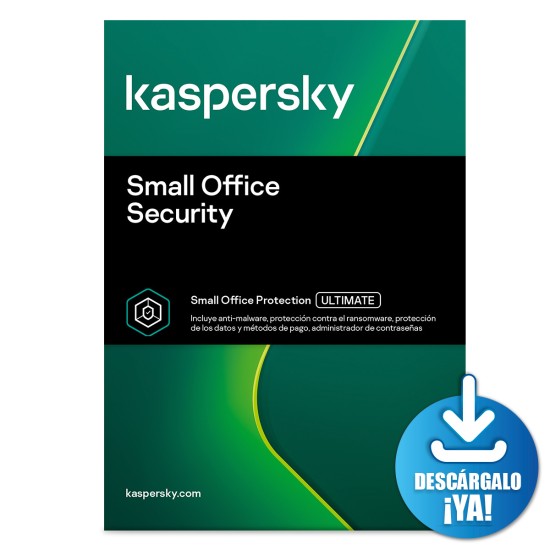 Kaspersky ESD Small Office Security 50 Usuarios+ 50 Mobile+ 5 File Server/ 1 Año, Descarga Digital, TMKS-229