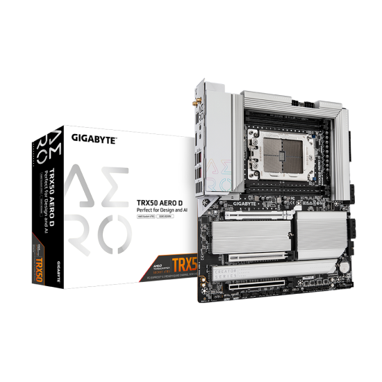 Tarjeta Madre Gigabyte TRX50 Aero D, Socket STR5/ AMD TRX50/ 1TB/ 4 DDR5/ 3XM.2 GEN5/ 1XM.2 GEN4