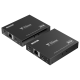 Kit de Extensor HDMI Para Distancias de 70MTS Epcom TT-672PRO, 4K, CAT 6, 6A y 7, IPcolor, Cero Latencia, Sin Comprimir, Salida Loop, Control IR, Salida de Audio de 3.5MM, POC