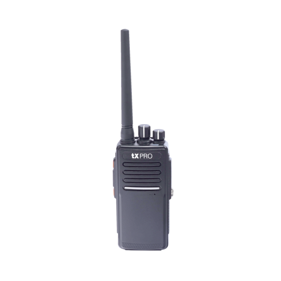 Radio Portatil UHF TXPRO TX-680-AU 400-512 MHZ, Digital DMR-Analogico, 5W, Incluye Antena, Bateria, Cargador y Clip