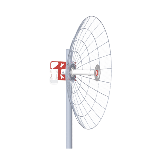 Antena Direccional TXPRO TXPD30RJMIMO Alta Resistencias al Viento/ 30 DBI/ 4.9 - 6.5GHZ/ Polarizacion Dobl/ Incluye Montaje para Torre o Mastil