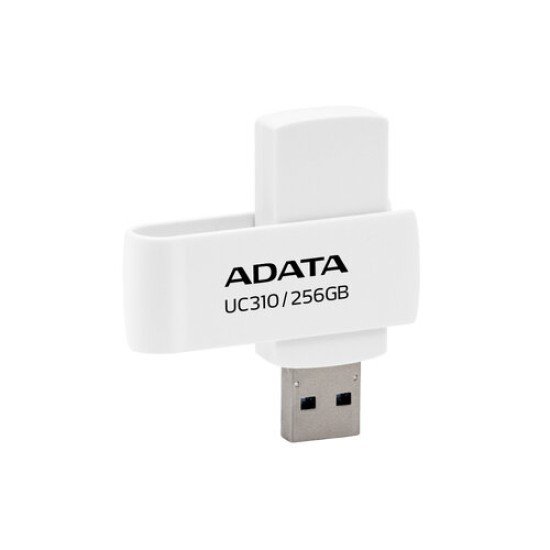 Memoria USB 3.2 256GB Adata UC310 Blanco, UC310-256G-RWH