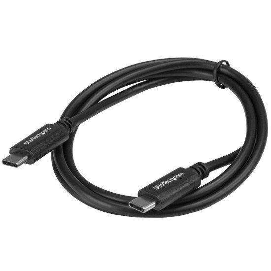 Cable Startech de 1M / Negro/ Carga USB-C / Carga Rapida, USB2CC1M