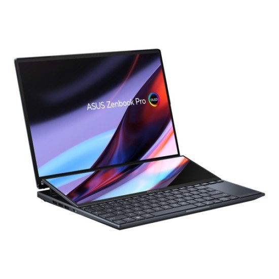 Laptop Asus Zenbook Pro Duo 14.5" CI9-13900H/ 32GB/ 1TB SSD/ W11H/ 5.4GHZ/ Touchpad/ Pantalla Adicional 12.7"/ Negra/ UX8402VV-P1018W