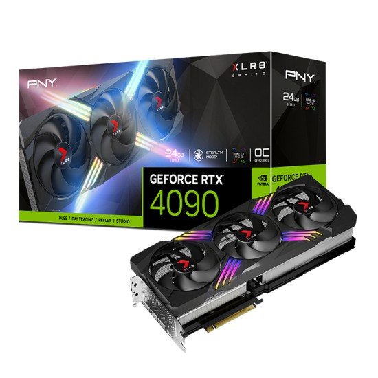 Tarjeta de Video PNY XLR8 Verto Gaming Nvidia Geforce RTX 4090 OC RGB 24GB GDDR6X 2535MHZ/ HDMI/ DP, VCG409024TFXXPB1-O