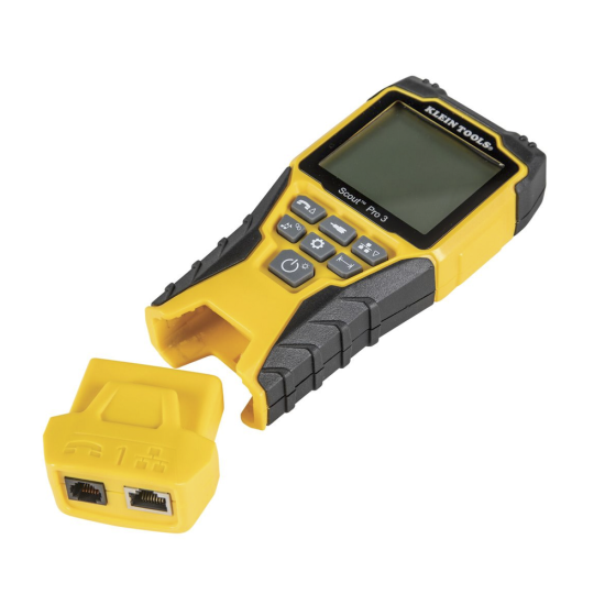 Kit Probador de Cables de Voz (RJ11/12), de Datos (RJ45) y de Video (Coaxial con Conector F), SCOUT™ PRO KLEIN VDV-501-851